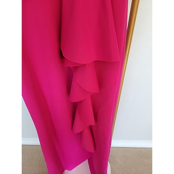 Eliza J Pink Long Formal Women's Gown Size 8 - Picture 4 of 14
